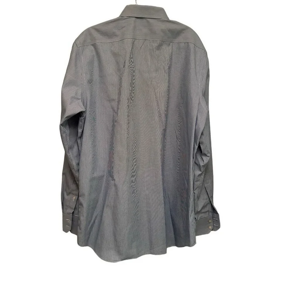 Banana Republic blue stripped dress shirt - size L